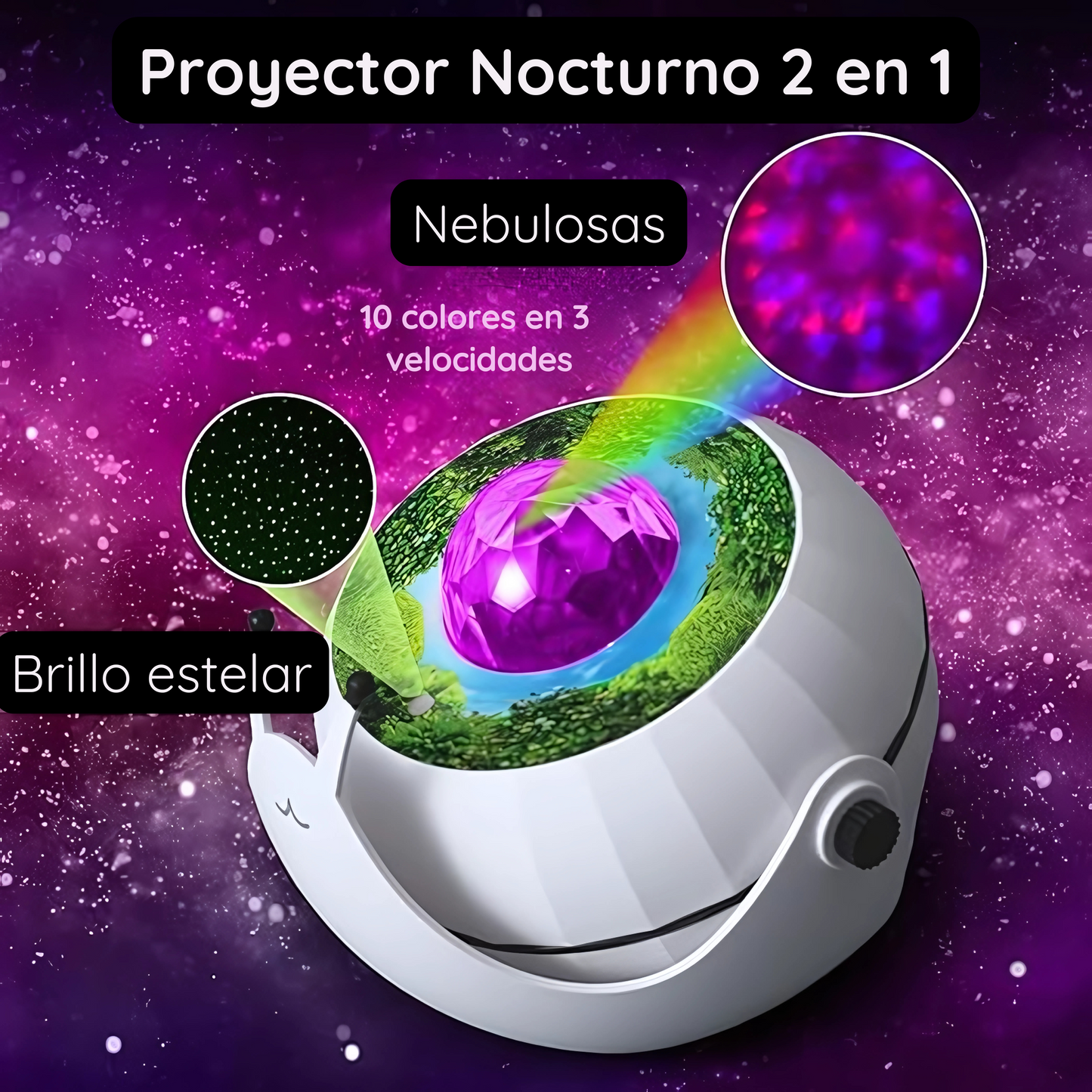 Proyector Estelar – Caracola Andromedana